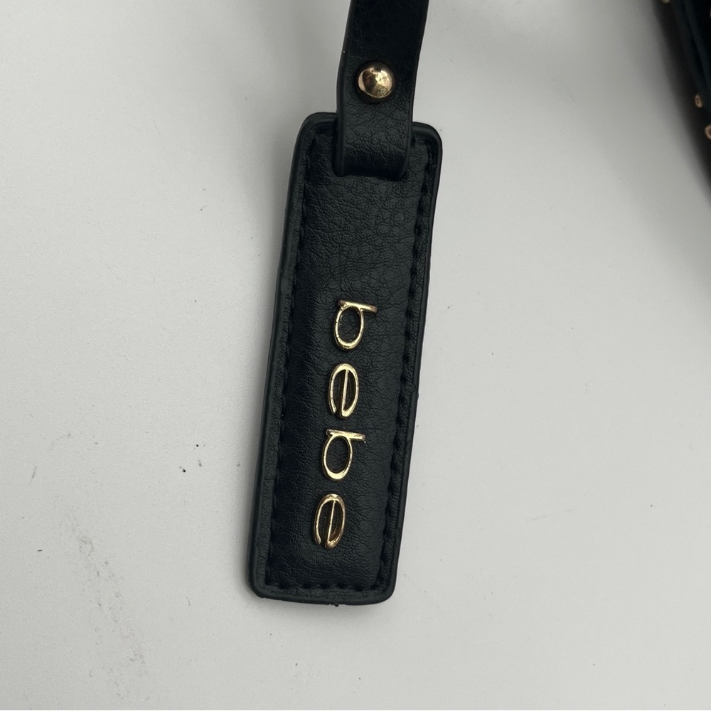 Bebe Black Studded Mini Backpack - image 6